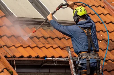 Démoussage et hydrofuge de toiture à Dricourt